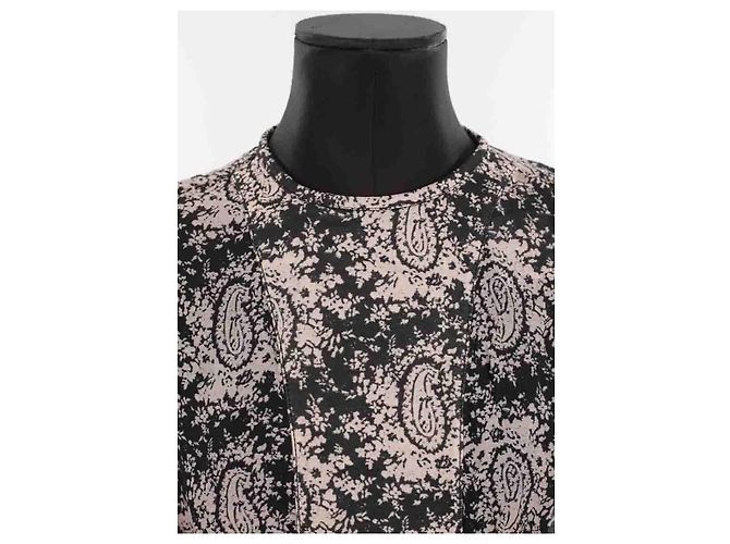 Louis Vuitton Vestido de seda Negro - vista 2