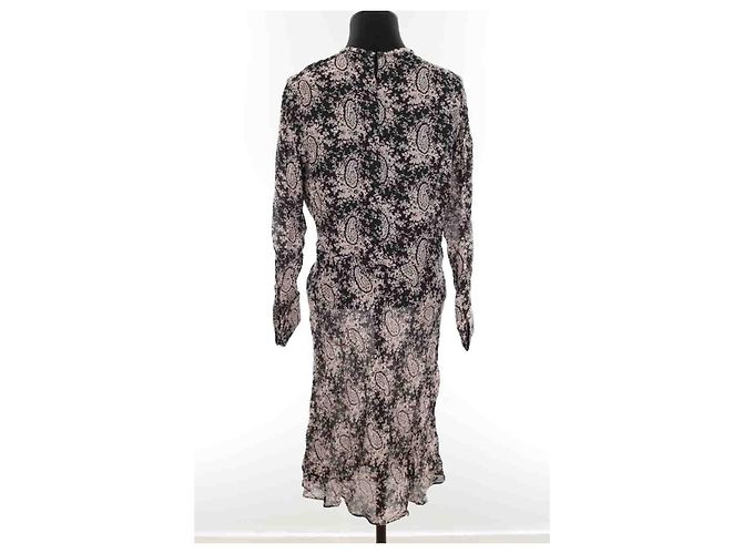 Louis Vuitton Vestido de seda Negro - vista 4