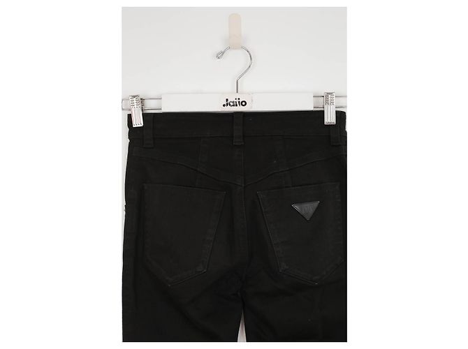 Louis Vuitton Jeans slim in cotone Nero - vista 4