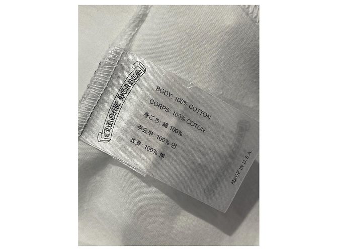 CHROME HEARTS Tops T.Internacional S Algodón Blanco - vista 7