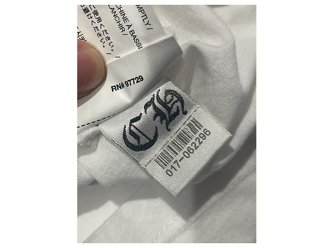 CHROME HEARTS Tops T.Internacional M Algodón Blanco - vista 9