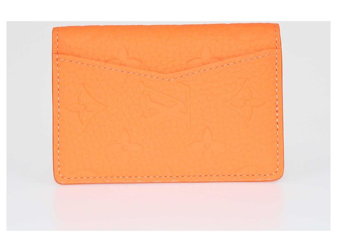 Organizer tascabile Taurillon arancione Louis Vuitton - vista 2