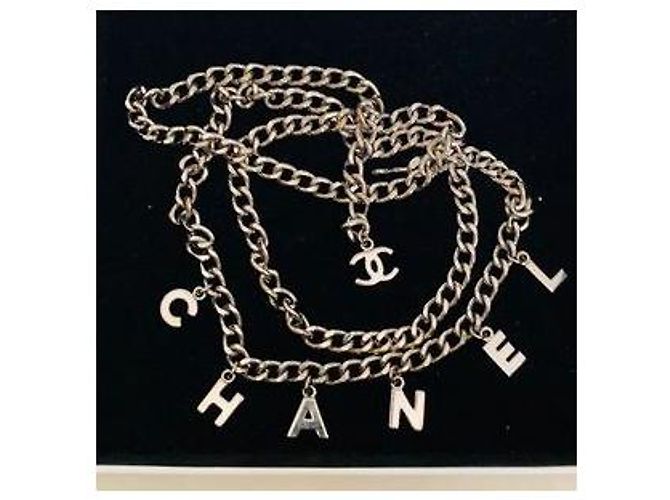 Cadena de cinturón y pulsera con logo CC de CHANEL Hardware de plata - vista 10
