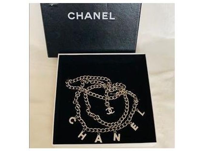 Cadena de cinturón y pulsera con logo CC de CHANEL Hardware de plata - vista 11