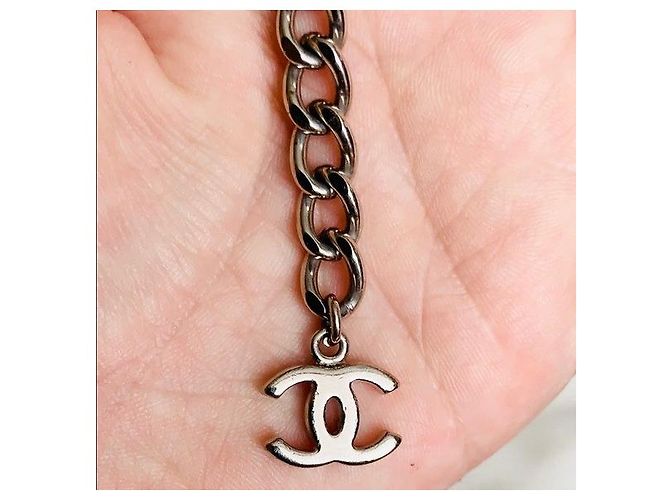 Cadena de cinturón y pulsera con logo CC de CHANEL Hardware de plata - vista 14