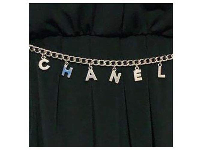 Cadena de cinturón y pulsera con logo CC de CHANEL Hardware de plata - vista 5