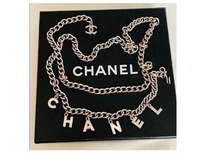Cadena de cinturón y pulsera con logo CC de CHANEL Hardware de plata - vista 7