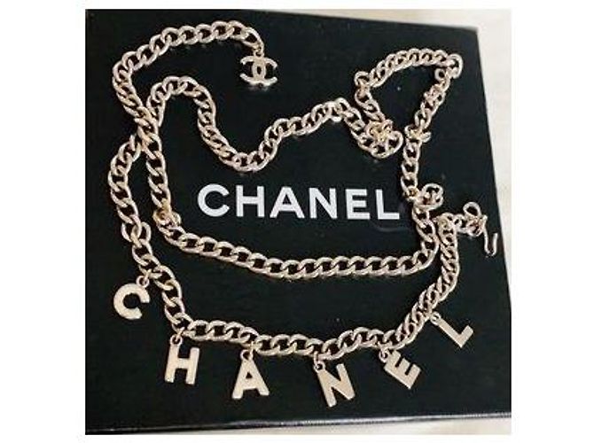 Cadena de cinturón y pulsera con logo CC de CHANEL Hardware de plata - vista 8