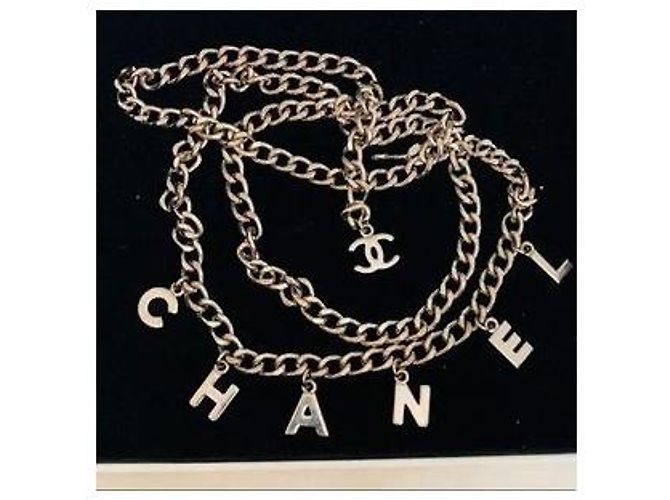Cadena de cinturón y pulsera con logo CC de CHANEL Hardware de plata - vista 9