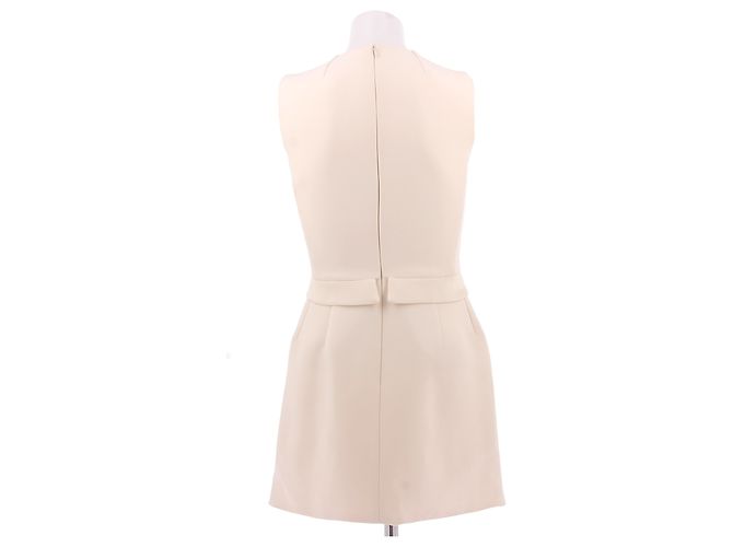 Dior Kleider T.FR 36 Wolle Beige - Ansicht 2
