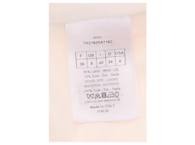 Dior Kleider T.FR 36 Wolle Beige - Ansicht 6