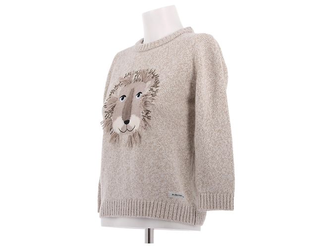 Dior Strickwaren T.International XS Wolle Grau - Ansicht 3