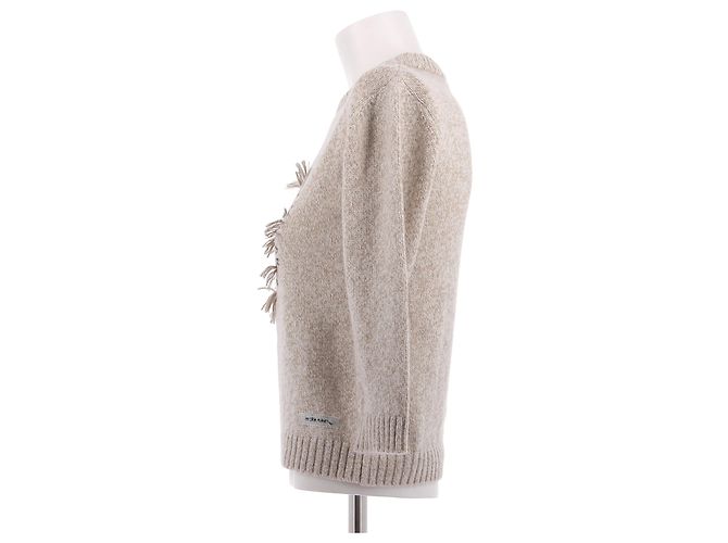 Dior Strickwaren T.International XS Wolle Grau - Ansicht 5
