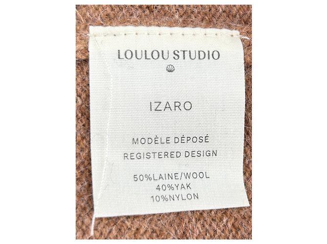 Autre Marque Loulou Studio Strickwaren T.International M Wolle Kamel - Ansicht 6