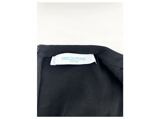 Emilio Pucci Kleider T.International S Seide Schwarz - Ansicht 5