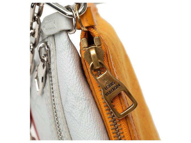 Messenger piatta foderata in Antartica con monogramma grigio Louis Vuitton Marrone - vista 10