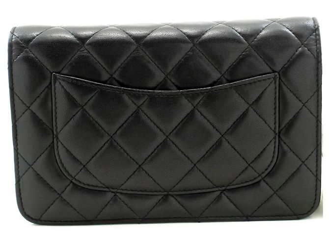 Wallet On Chain Portafoglio Chanel su catena Nero - vista 2