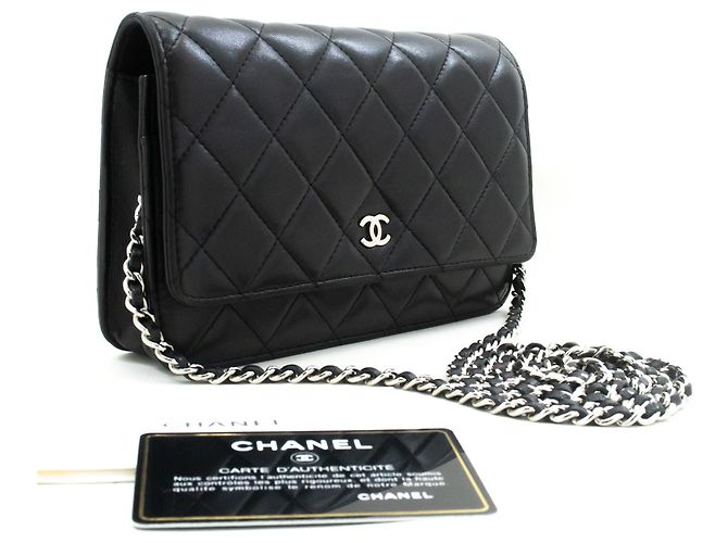 Wallet On Chain Portafoglio Chanel su catena Nero - vista 4