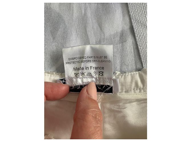 Short de tweed Andrew GN Eggshell Blanco roto - vista 11