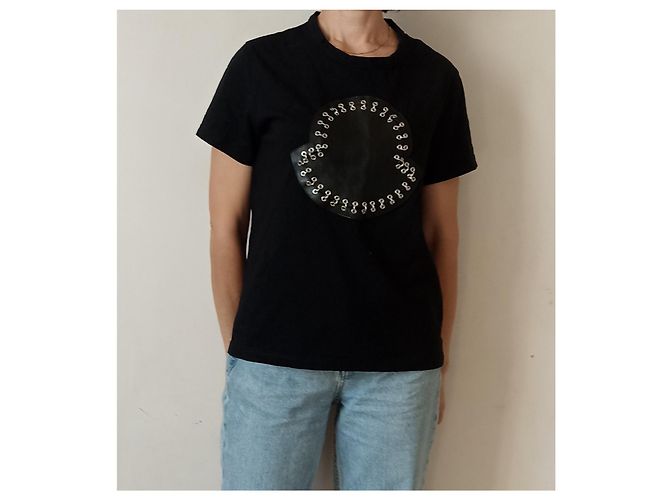 Camiseta Moncler Genius Kei Ninomiya 6 Negra Algodón S Negro - vista 3