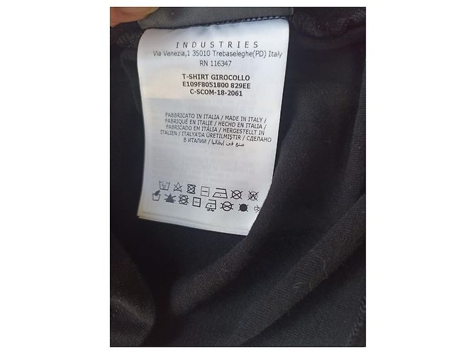 Camiseta Moncler Genius Kei Ninomiya 6 Negra Algodón S Negro - vista 4