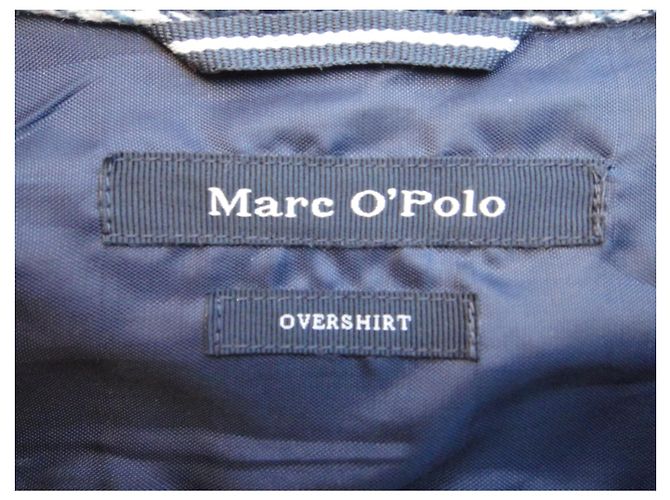 Autre Marque Surchemise Marc O'Polo Blu in Cotone - vista 3