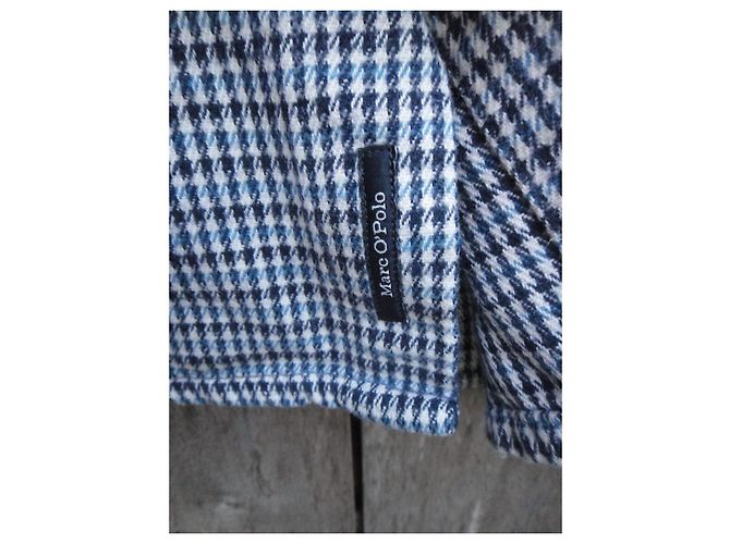 Autre Marque Surchemise Marc O'Polo Blu in Cotone - vista 6