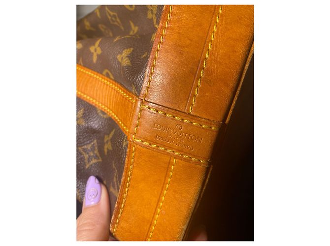 Noe Louis Vuitton LV Noé GM Großes Monogramm Braun Gold hardware - Ansicht 11
