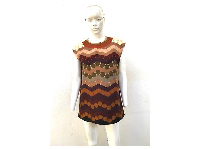 Blusa Prada in seta multicolore - vista 6