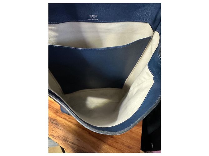 Hermès - Zaino Hermès Flash Blu navy - vista 13