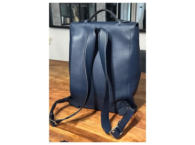 Hermès - Zaino Hermès Flash Blu navy - vista 4