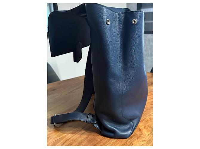 Hermès - Zaino Hermès Flash Blu navy - vista 9