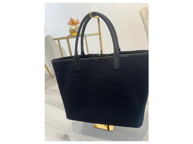 Givenchy Shopper Tasche schwarz Stoff - Ansicht 4