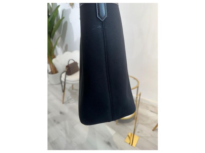 Givenchy Shopper Tasche schwarz Stoff - Ansicht 6