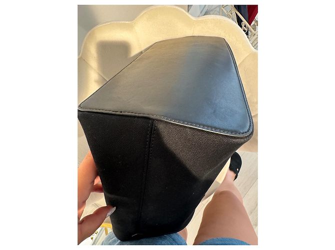 Givenchy Shopper Tasche schwarz Stoff - Ansicht 8