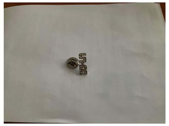 Spilla Sonia Rykiel Monogramma in Acciaio - vista 2