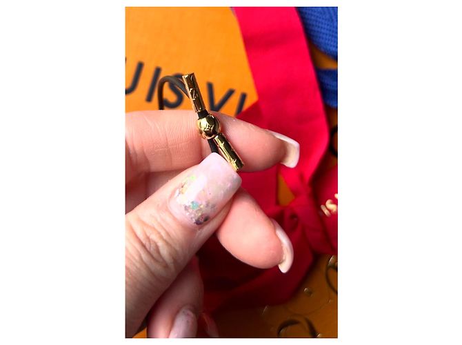 Bracciale Louis Vuitton Louise by night nero - vista 4