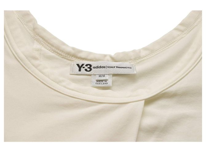 Top asimétrico blanco Y-3 Adidas Yohji Yamamoto - vista 3