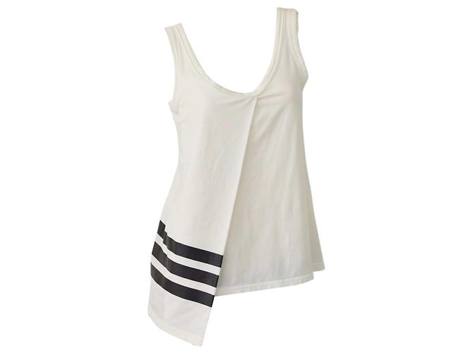 Top asimétrico blanco Y-3 Adidas Yohji Yamamoto - vista 6