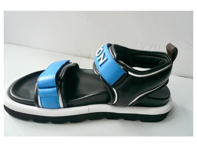 Sandalo confortevole Louis Vuitton Pool Pillow esaurito 39 Blu - vista 3