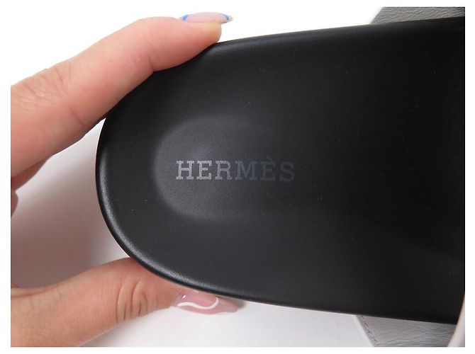 Chypre Hermès NEUE HERMES MULES SCHUHE ZYPERN FR222299Z 37 WEISSES LEDER + SCHUH-BEUTEL - Ansicht 8