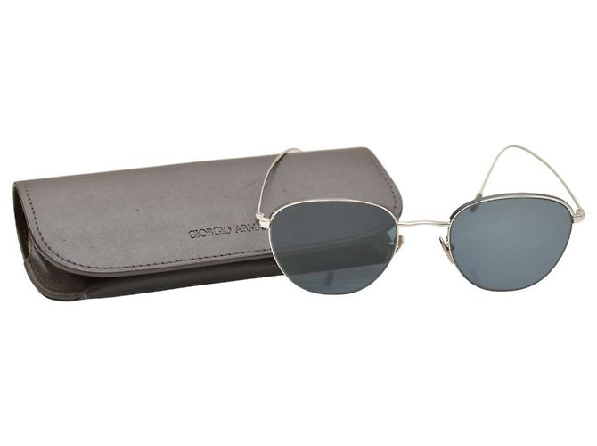 Occhiali da sole Giorgio Armani AR6048 Argento Metallo - vista 2