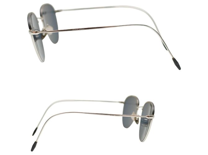 Occhiali da sole Giorgio Armani AR6048 Argento Metallo - vista 3