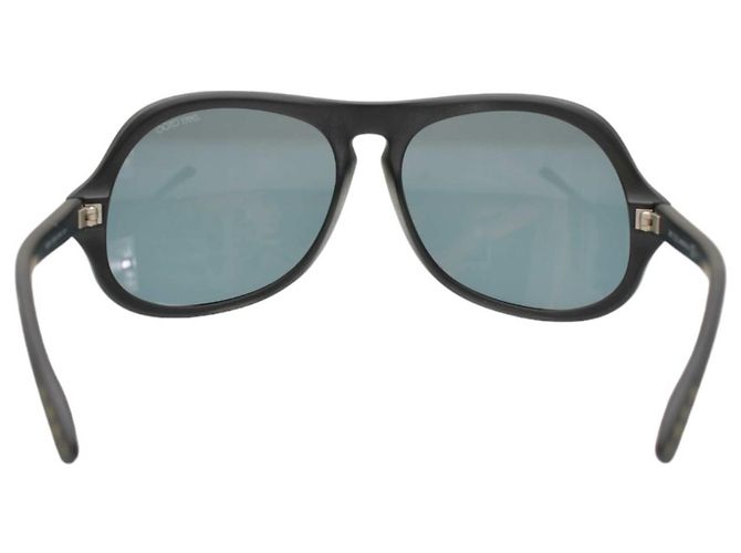 Occhiali da sole Jimmy Choo Bikers/S Neri con Lenti a Specchio Nero - vista 3