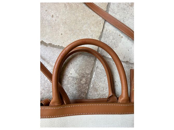 Céline Modèle cabas vertical Beige - vue 6