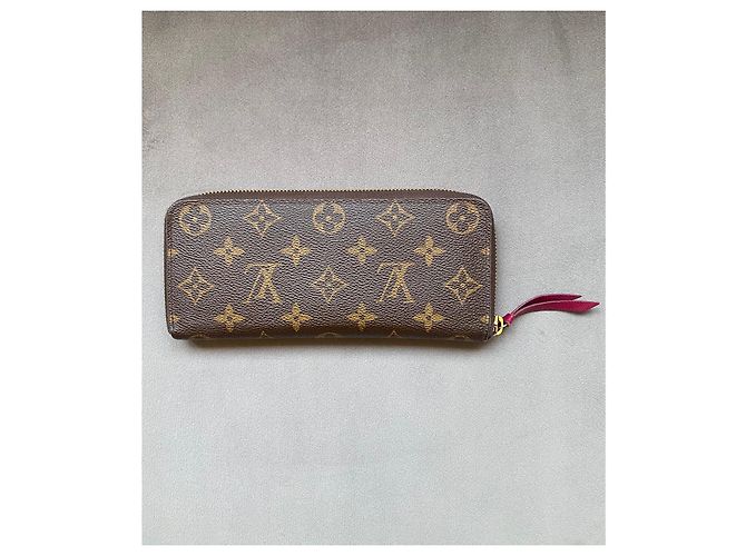 Louis Vuitton Clemence Geldbörse Monogram Canvas Braun - Ansicht 2