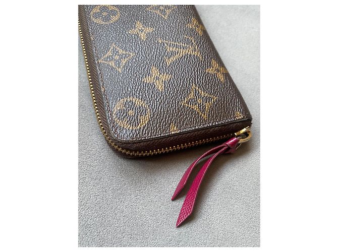 Louis Vuitton Clemence Geldbörse Monogram Canvas Braun - Ansicht 3