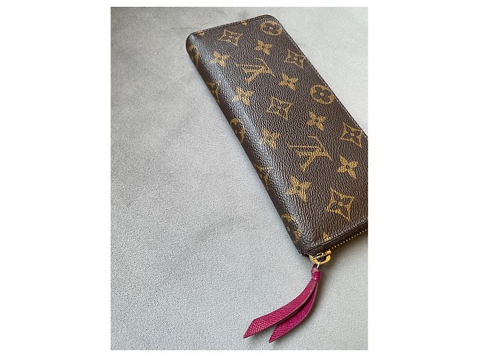 Louis Vuitton Clemence Geldbörse Monogram Canvas Braun - Ansicht 5
