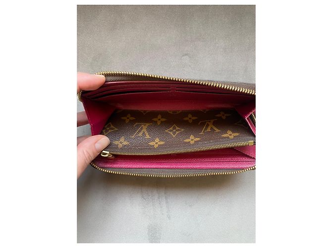 Louis Vuitton Clemence Geldbörse Monogram Canvas Braun - Ansicht 8