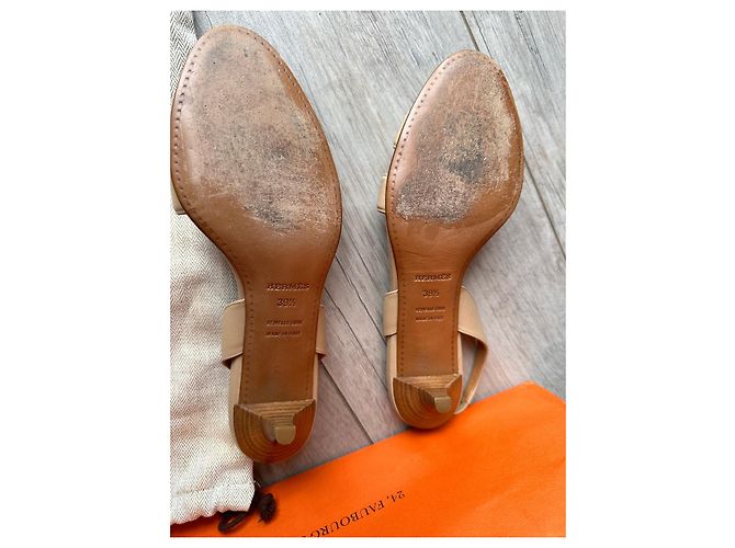 Aloha Hermès Ballettschuhe Beige - Ansicht 4